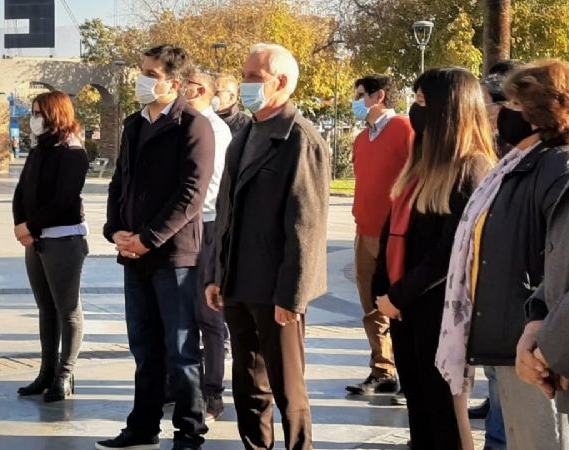 La foto de la unidad en Rawson 