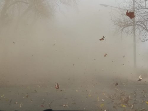 Hay alerta por fuertes vientos en la provincia