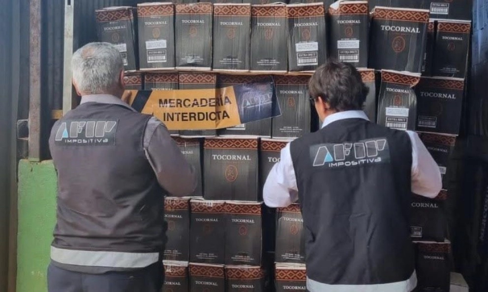 Operativo de AFIP incautó un cargamento de vinos valuado en mas de $16 M