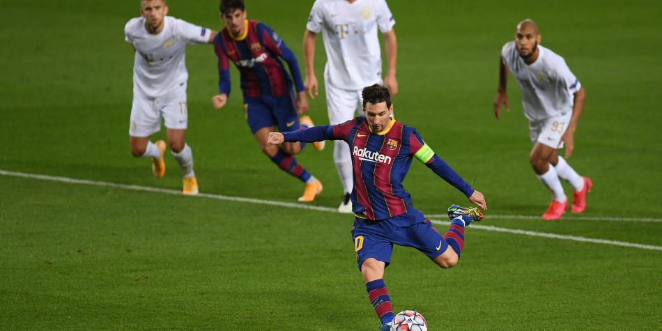 El Barcelona goleó en el debut y Messi también anotó