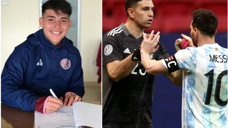 Juan Pablo, el sanjuanino que triunfa en el fútbol y comparte representante con los más grandes