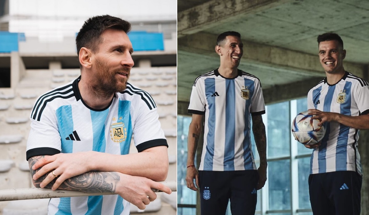Adidas presentó la camiseta de la selección y Messi contó el detalle que le gustó