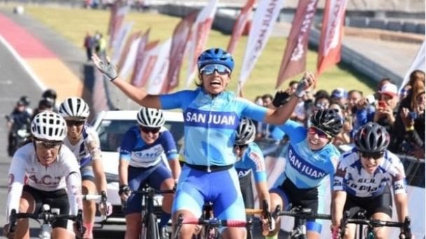 Maribel Aguirre le dió un nuevo oro a San Juan y es la nueva campeona de ciclismo de ruta
