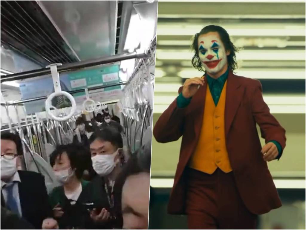 Pánico en Japón: un hombre vestido de Joker apuñaló a 17 personas en un tren de Tokio