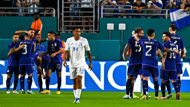 Honduras no fue rival para Argentina que ya piensa en Jamaica