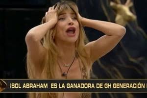 Sol se consagró campeona de Gran Hermano tras una final récord