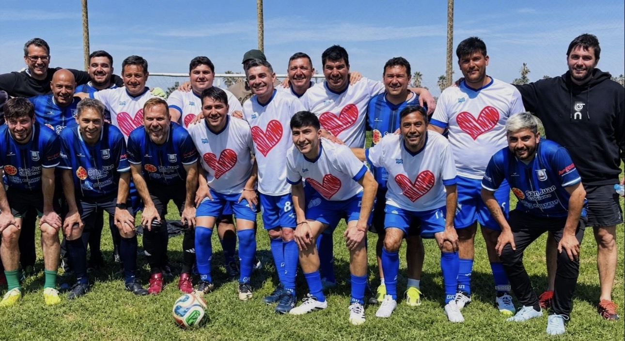 Fulbito, goles y política: Gramajo y Munisaga volvieron a mostrarse juntos