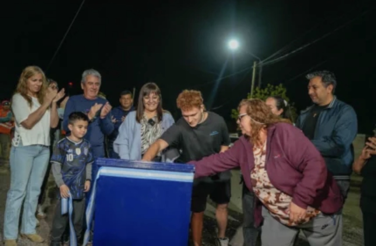 Loteo Nazareno renovó su iluminación y Chimbas proyecta una nueva plaza para los vecinos
