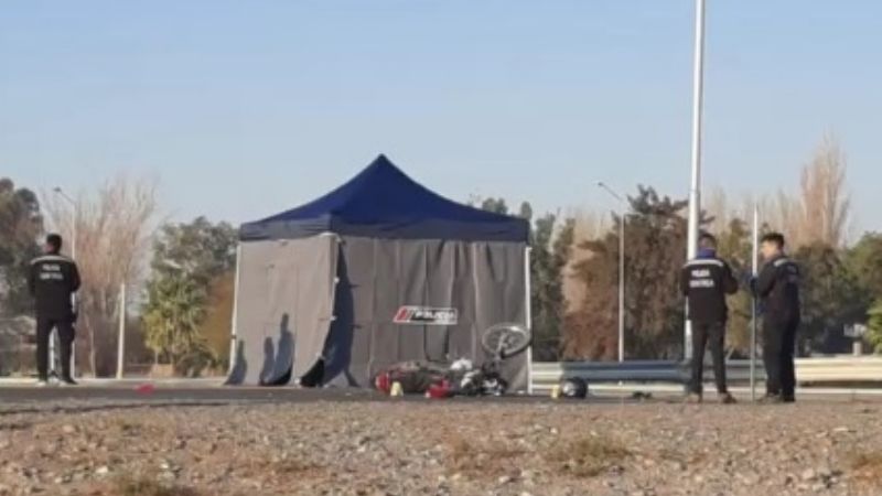 Murió un hombre por un fuerte choque en Santa Lucía