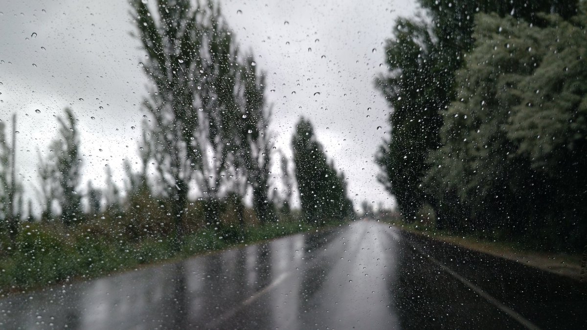 Sábado gris, lluvioso y con viento 