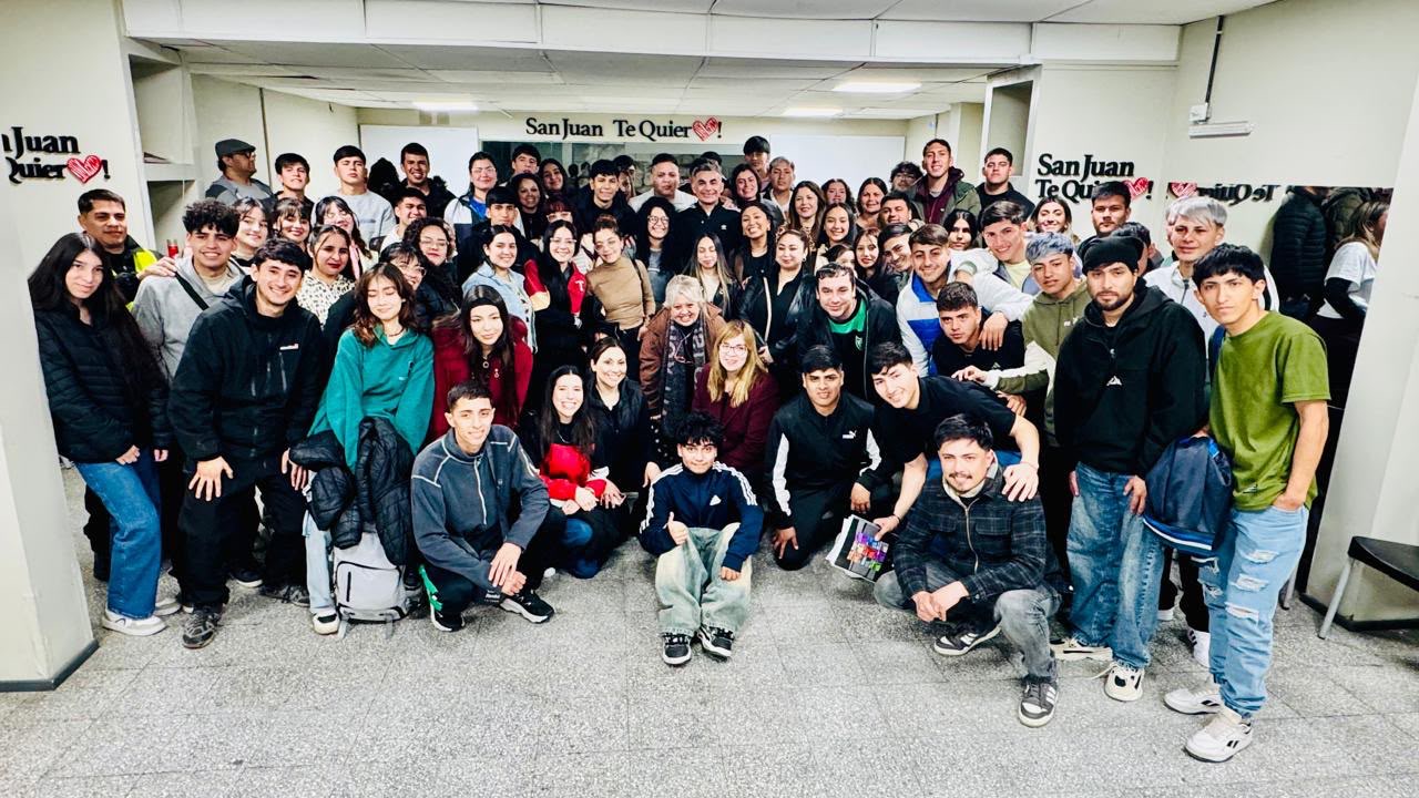 Fabián Gramajo junto a jóvenes sanjuaninos: "Es tiempo de empezar a ponerse al frente"