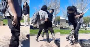 Pelea entre alumnos terminó con un menor herido en una plaza de Pocito
