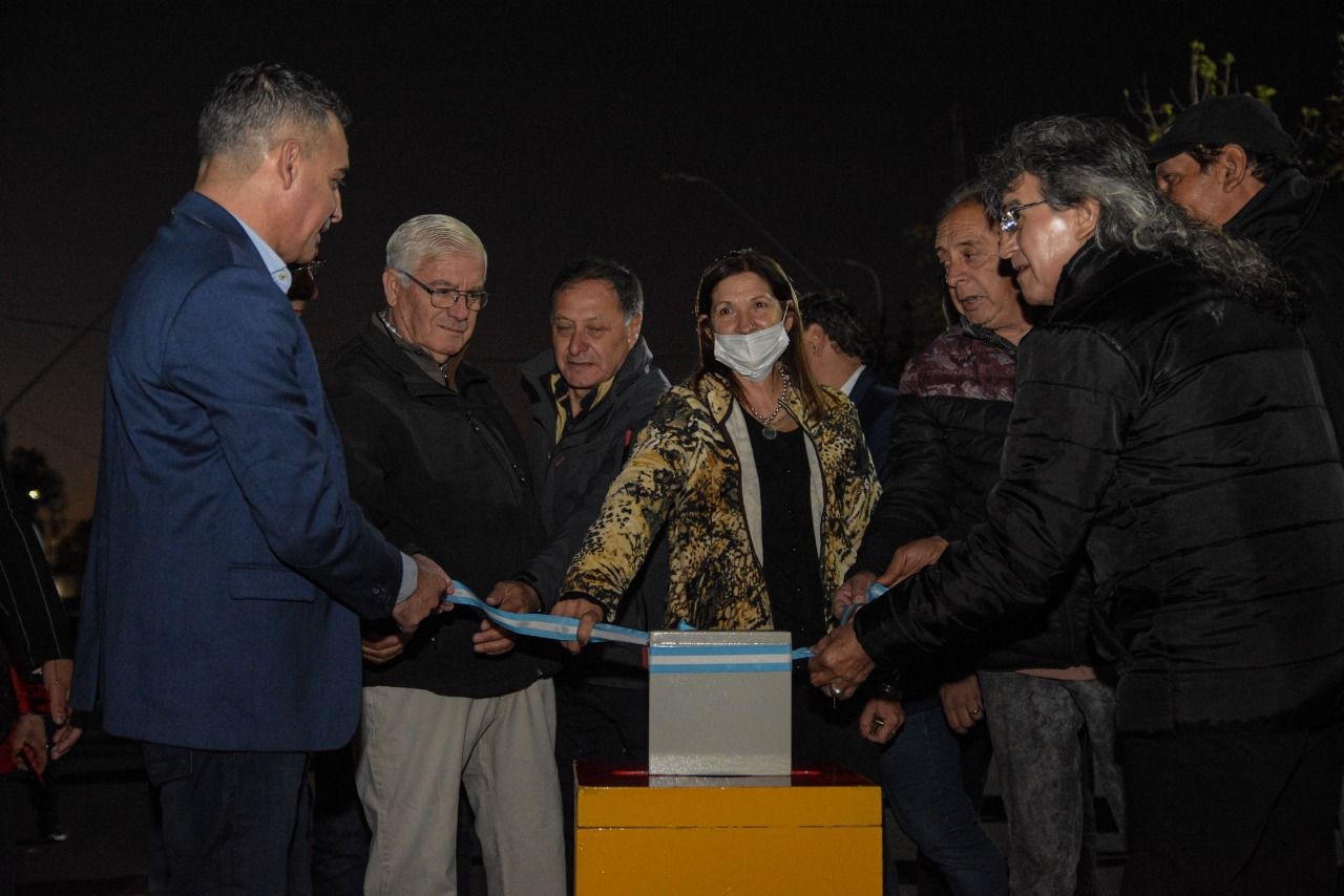 Chimbas: Avenida Tucumán ya cuenta con nueva iluminación