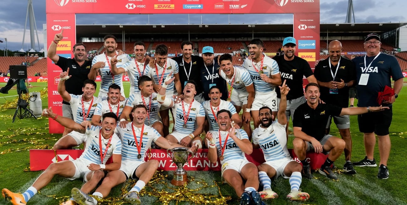 Histórico: Los Pumas 7s derrotaron a los All Blacks y se consagraron campeones 