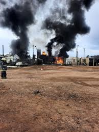 Hubo una explosión en una refinería y murió un sanjuanino 