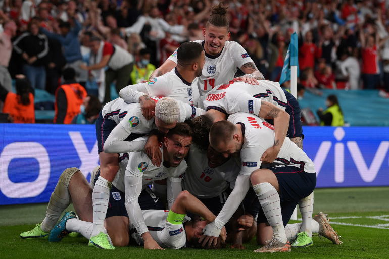 Eurocopa: Inglaterra venció a Dinamarca y jugará la final