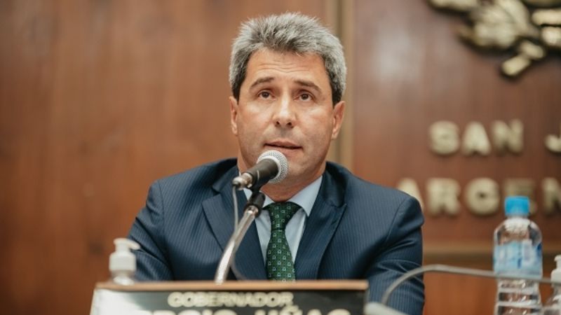 Uñac dio su mensaje en Diputados: "tenemos mucho que sanar, que reparar y mucho que construir"
