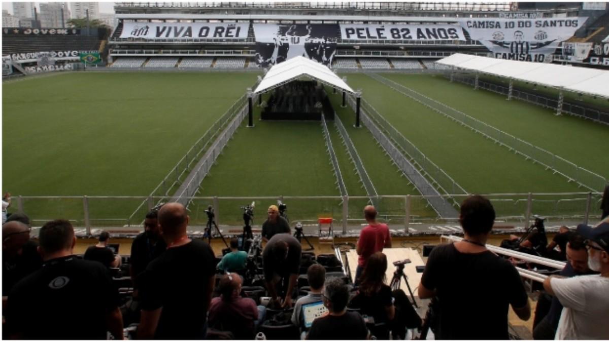 Comienza el mega velatorio para despedir a Pelé