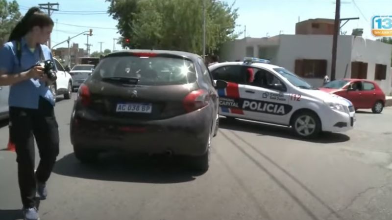 Rápido y furioso en San Juan: persiguieron a un delincuente tras robarse un auto