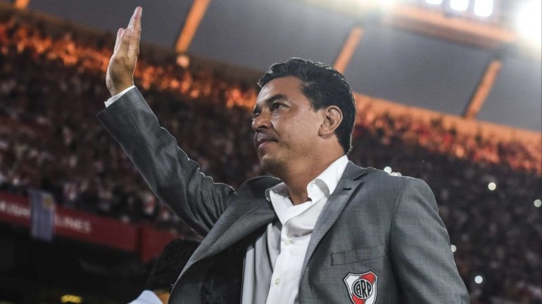 River Plate homenajeó a Gallardo por sus 7 años como entrenador