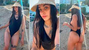 María Becerra disfruta a pleno el verano europeo en las playas de España