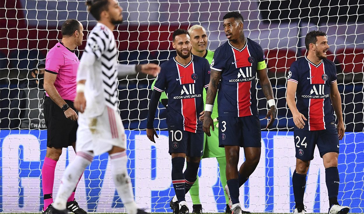 El PSG cayó sorpresivamente en el inicio ante el Manchester United