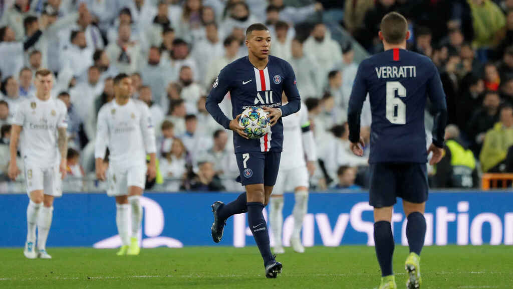 El PSG le ganó al Real con un golazo de Mbappé y marcha tranquilo a la vuelta