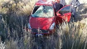 Fuerte vuelco de una pareja en Jáchal