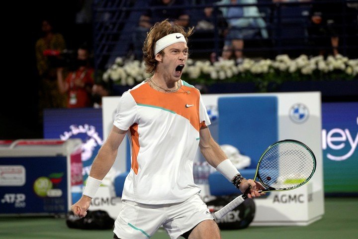 El emocionante mensaje del tenista ruso Andrey Rublev en medio del conflicto bélico en Ucrania