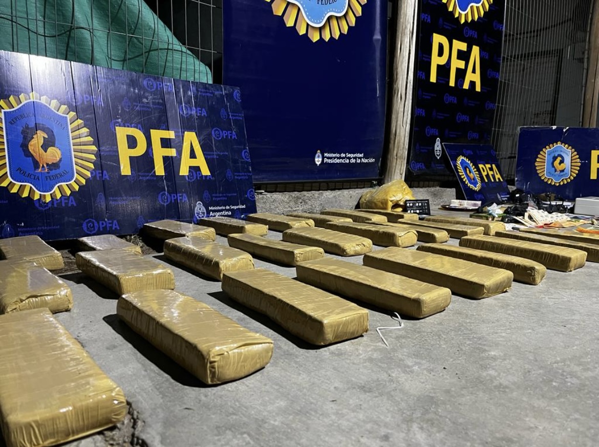 Mega operativo narco en Rivadavia: encontraron más de 33 ladrillos de marihuana y detuvieron a 6 sospechosos