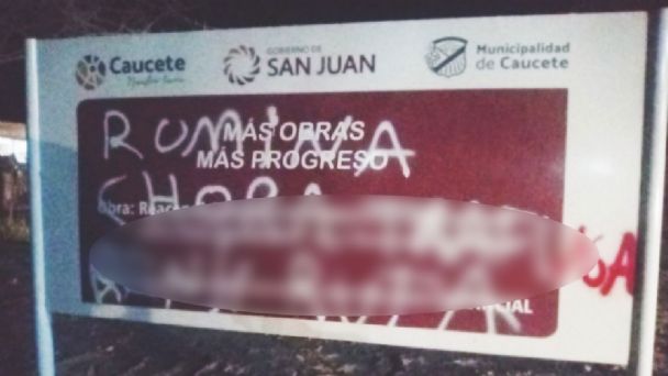 Romina Rosas confirmó la denuncia por las pintadas misóginas 