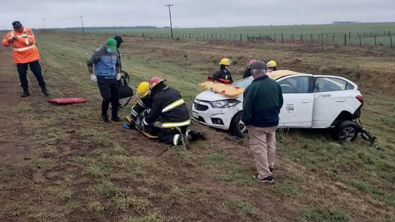 Tres sanjuaninos volcaron en Córdoba