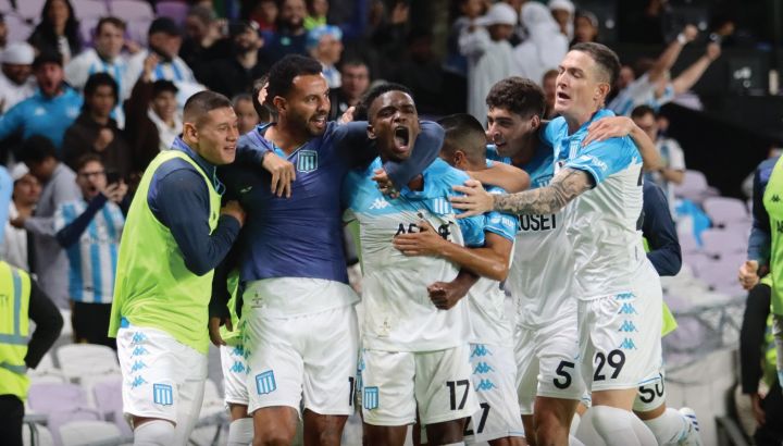 ¡Racing campeón! Venció a Boca 2 a 1 y levantó la Supercopa Internacional