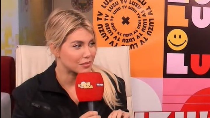 Quisieron besar a Wanda en la TV de Brasil y ella reaccionó 