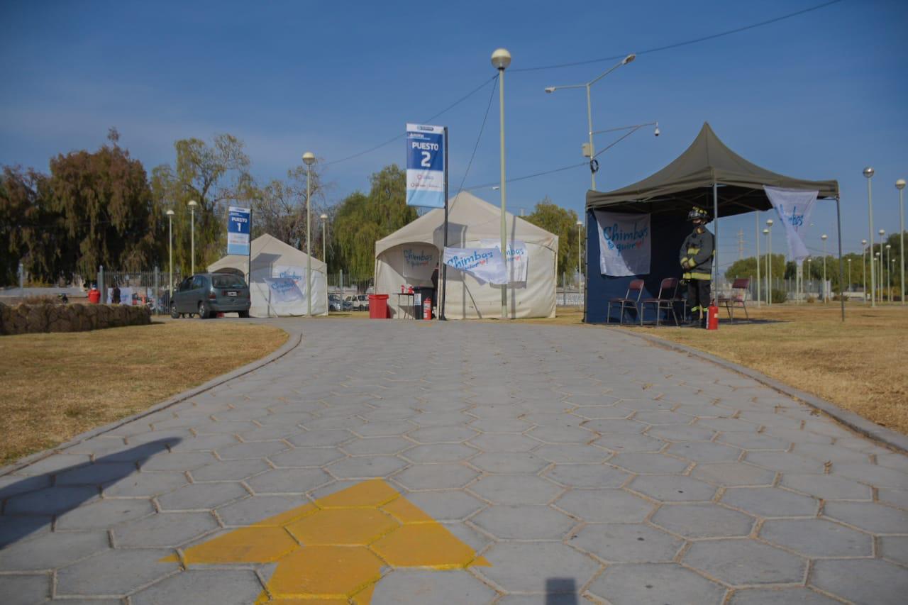Chimbas: 850 dosis de vacunas diarias en el nuevo AutoVac