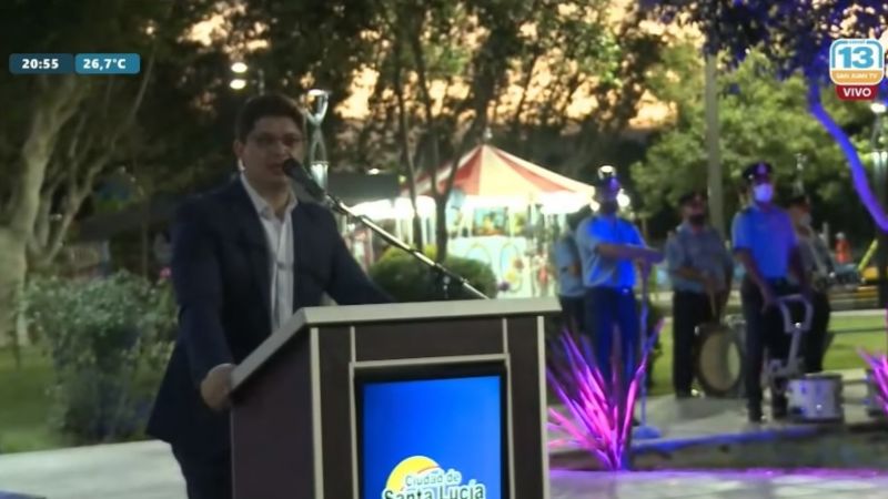 Remodelaron una histórica de la Plaza de Santa Lucía