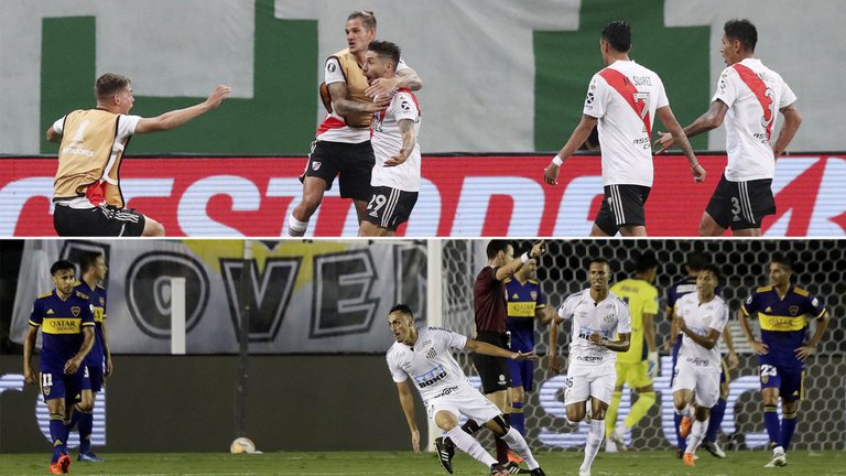 Terminó la Libertadores para River y Boca pero con profundas diferencias