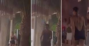 Filmaron a Pampita furiosa en la puerta de un boliche en Madrid