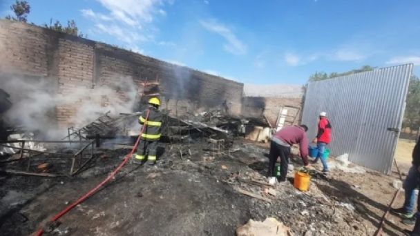 Un conocido súper de Pocito sufrió un incendio