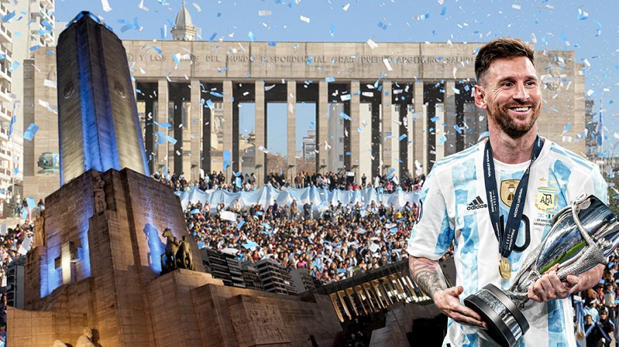 ¡Feliz cumple al mas grande! Cinco mil chicos le cantaron a Messi