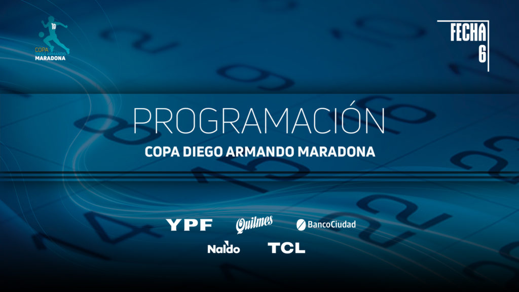 Modificaron horarios de partidos de la Copa Maradona