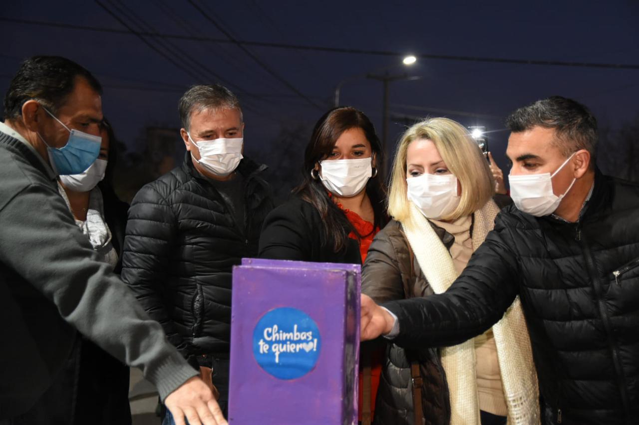Inauguraron Luminaria Led en barrio Los Pinos