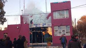 ¡Que vengan los bomberos! Casi se le incendia el municipio al intendente de Ullum
