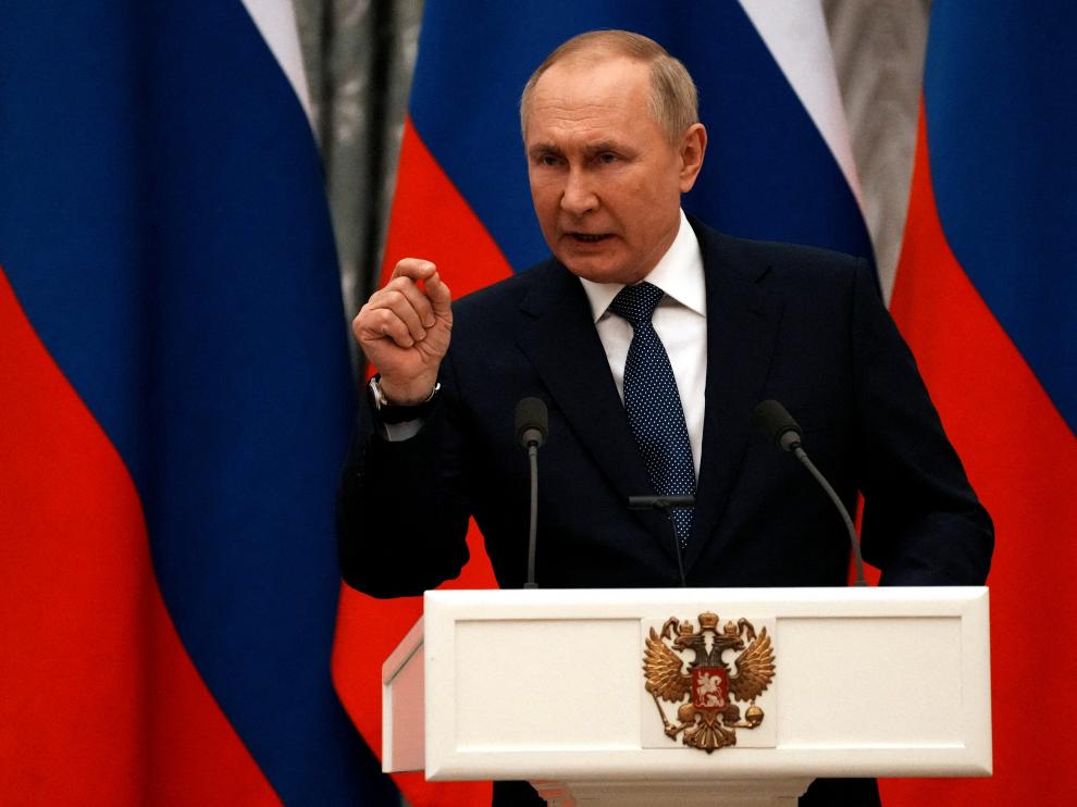 Vladimir Putin incitó al ejército ucraniano a levantarse contra su gobierno