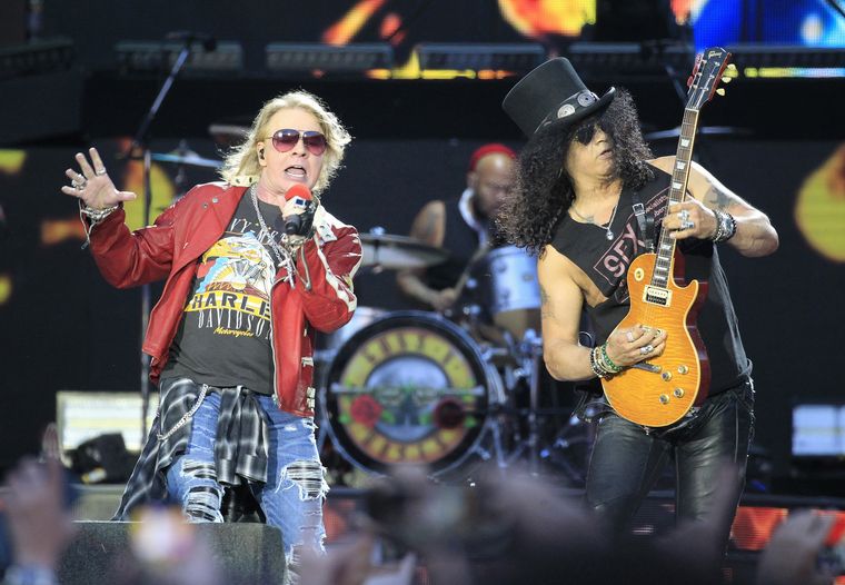Volvieron los míticos Guns and Roses a la Argentina y los fans deliraron