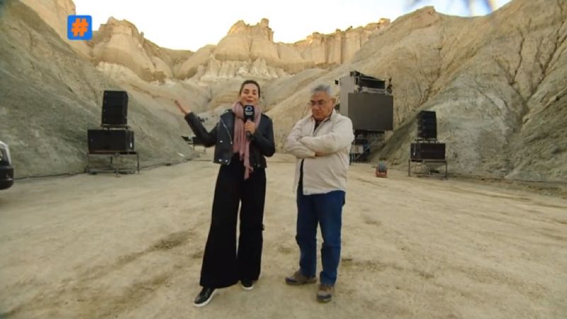 Todo listo en el  cerro Alcázar para el Concierto de las Américas