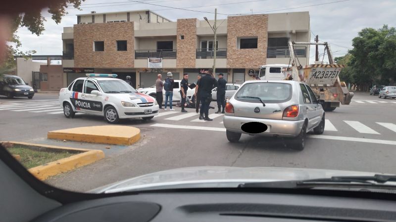 Un fuerte choque dejó a una penitenciaria herida