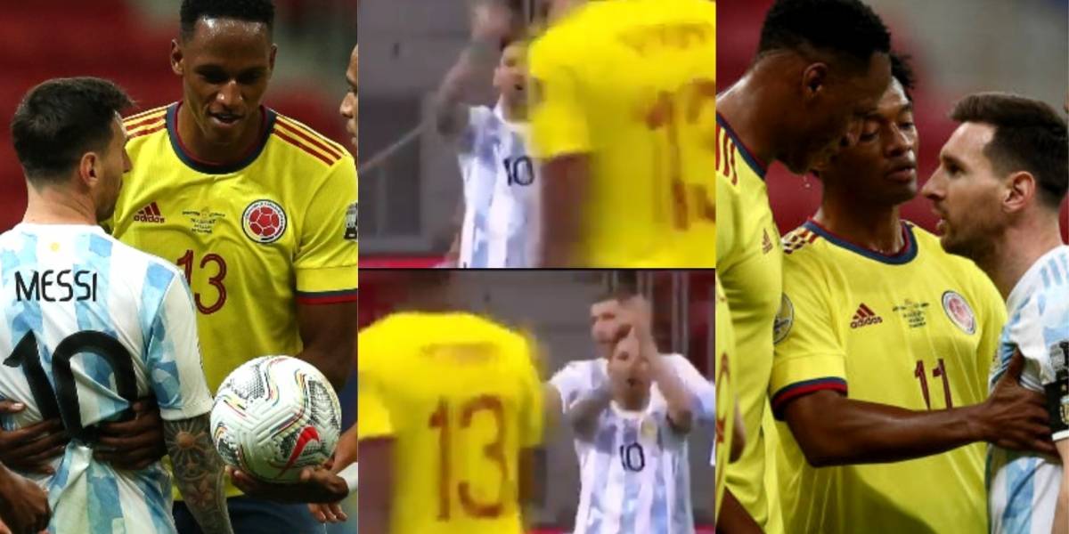 Habló el colombiano que se cruzó con Messi en la Copa América