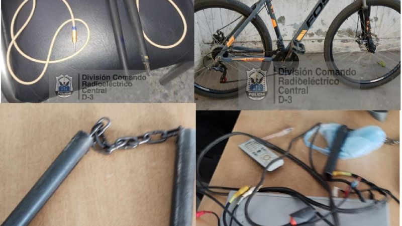 Robó, lo engancharon y se enojó