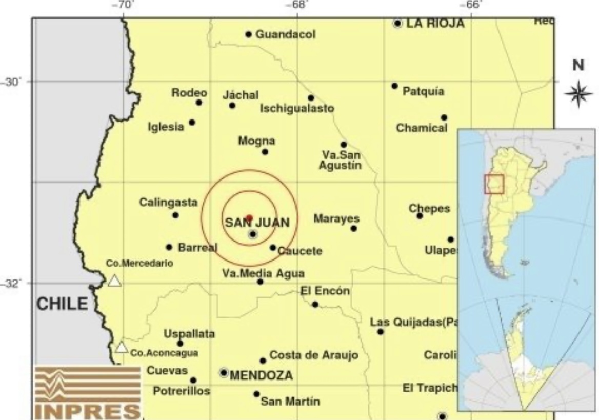 Un nuevo sismo asustó a los sanjuaninos 